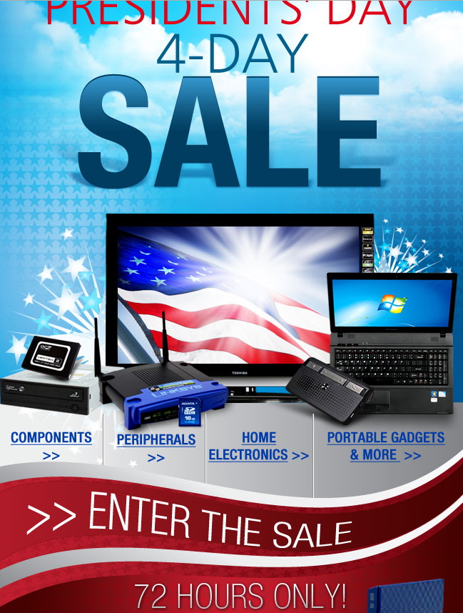 Newegg Advert Blunder: 72 Hour 4 Day Sale