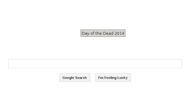 Day of Dead Google Doodle